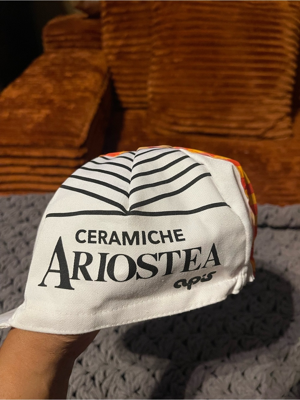 Retro Ceramiche Ariostea Cycling Cap - Picture 4 of 6